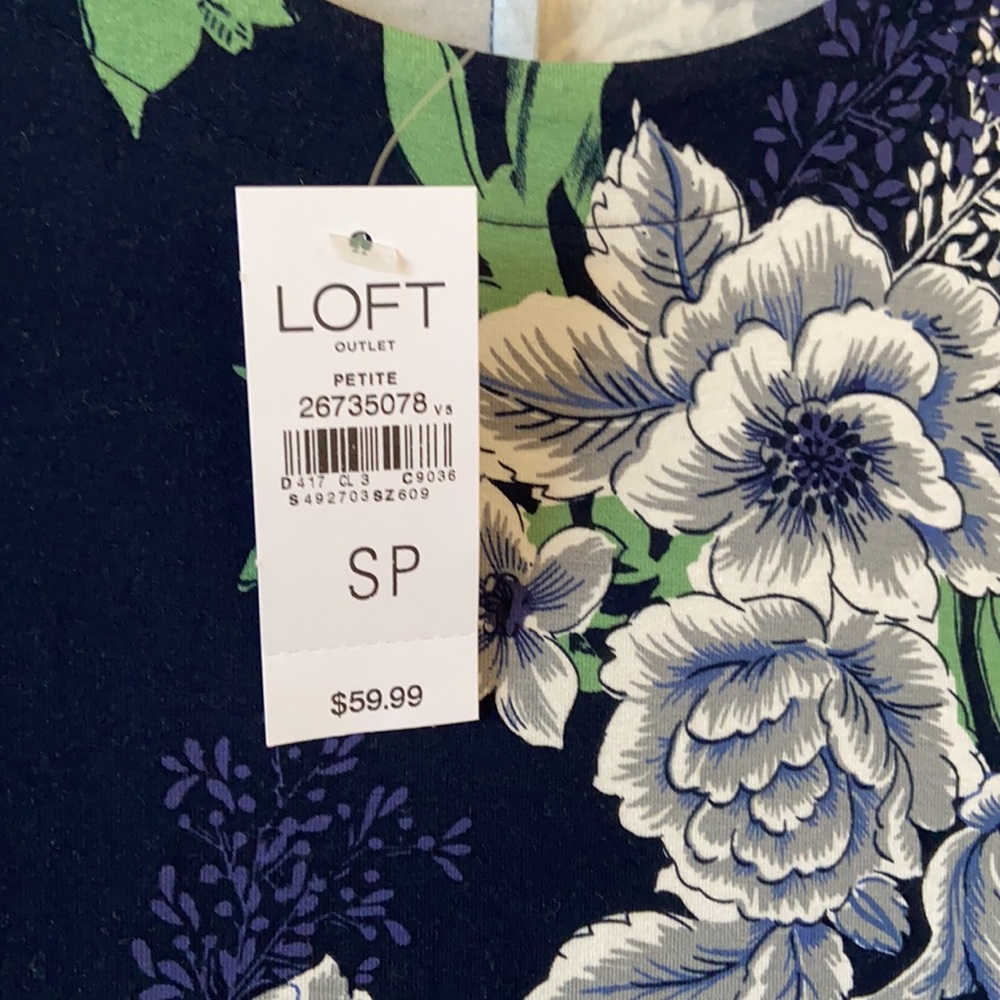 NWT Loft Outlet swing dress - Picture 3 of 7